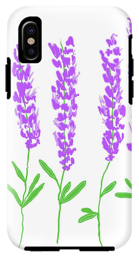 Lavender Flowers - Phone Case