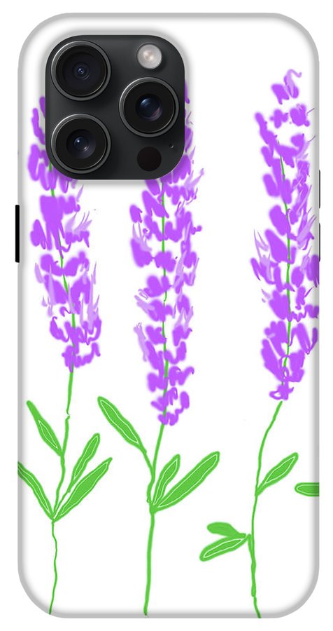 Lavender Flowers - Phone Case
