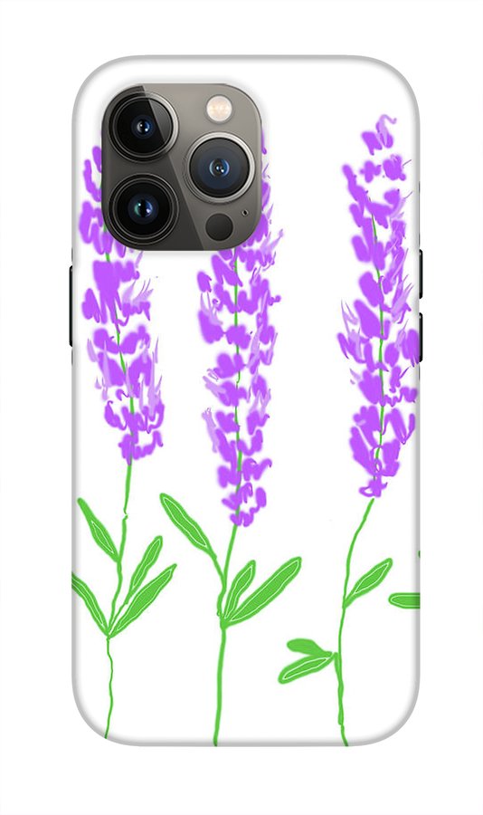 Lavender Flowers - Phone Case