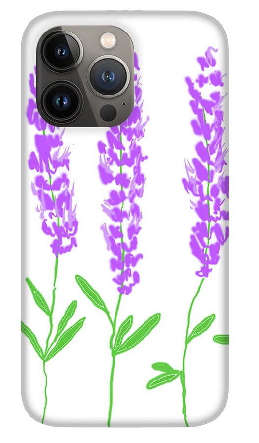 Lavender Flowers - Phone Case