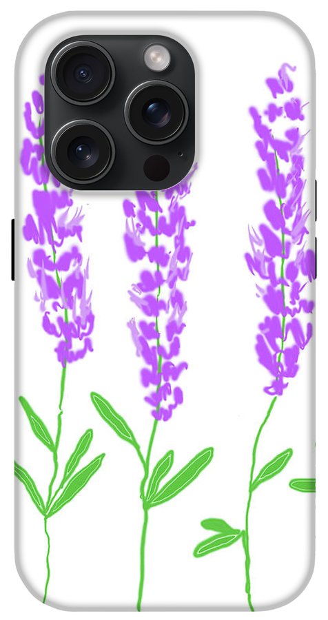 Lavender Flowers - Phone Case