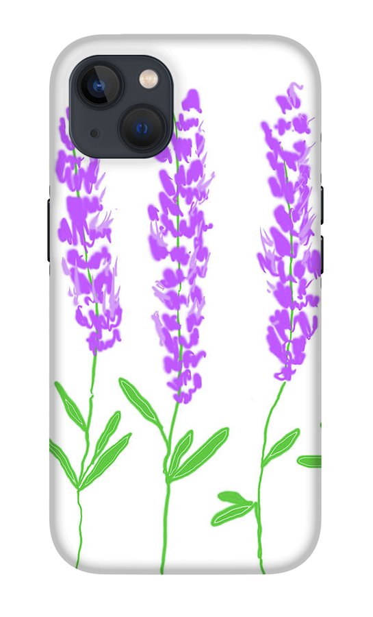 Lavender Flowers - Phone Case