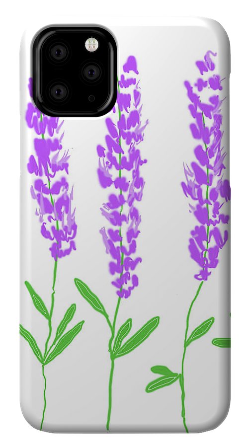 Lavender Flowers - Phone Case