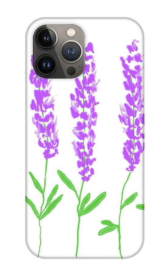Lavender Flowers - Phone Case