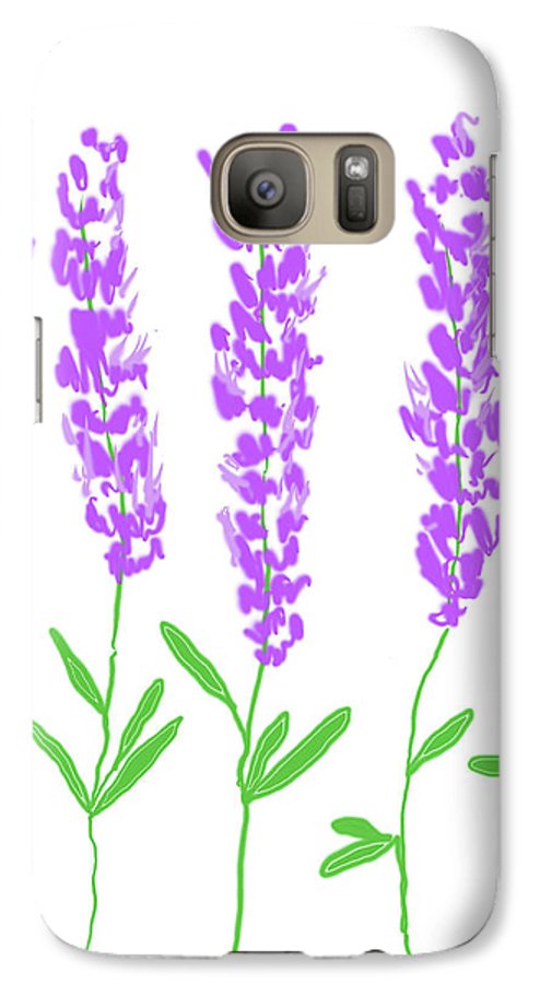 Lavender Flowers - Phone Case
