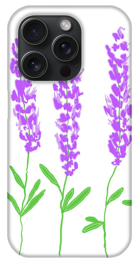 Lavender Flowers - Phone Case