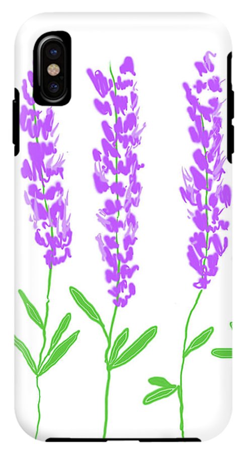 Lavender Flowers - Phone Case