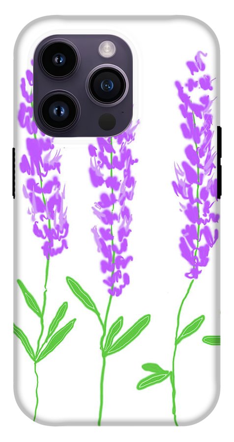 Lavender Flowers - Phone Case