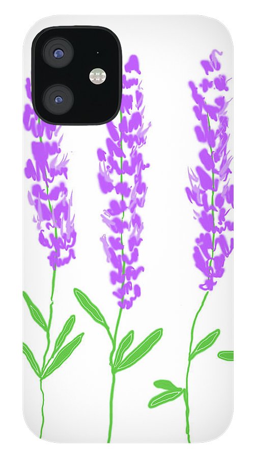 Lavender Flowers - Phone Case