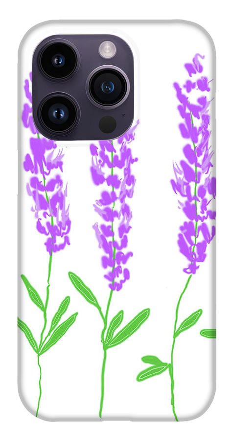 Lavender Flowers - Phone Case
