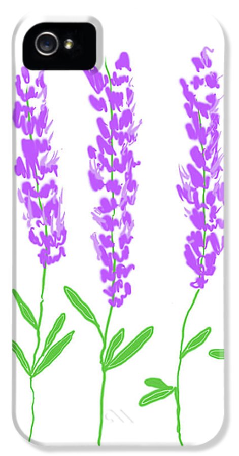 Lavender Flowers - Phone Case