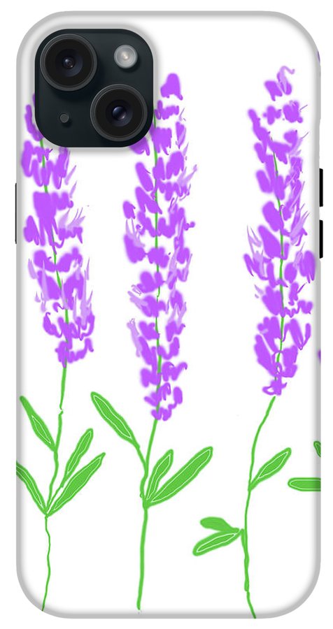 Lavender Flowers - Phone Case