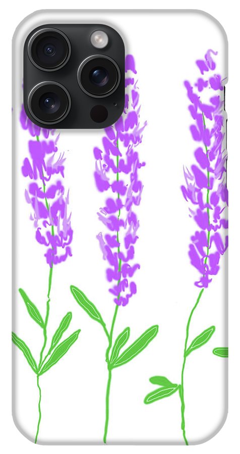 Lavender Flowers - Phone Case
