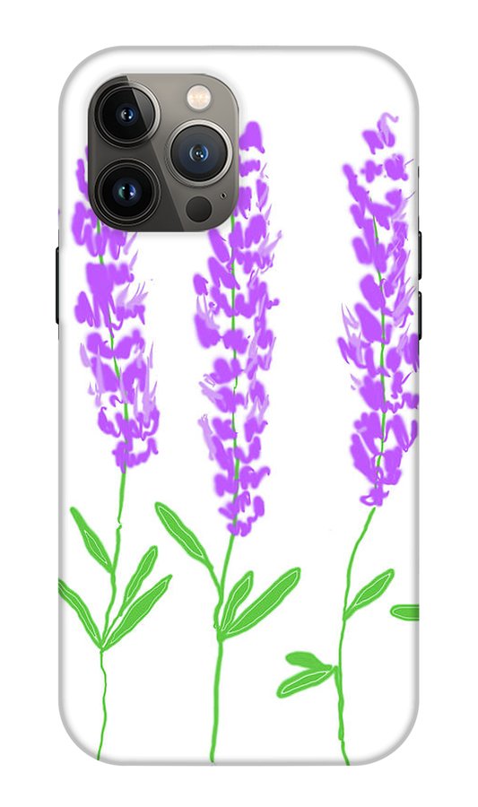 Lavender Flowers - Phone Case