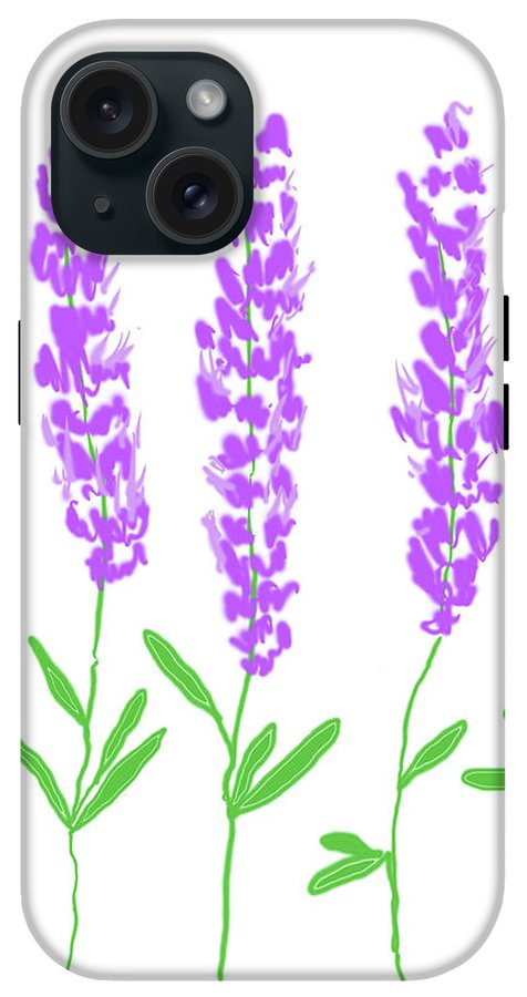 Lavender Flowers - Phone Case