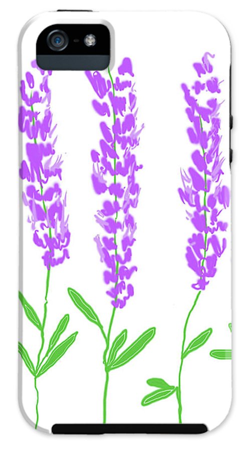 Lavender Flowers - Phone Case