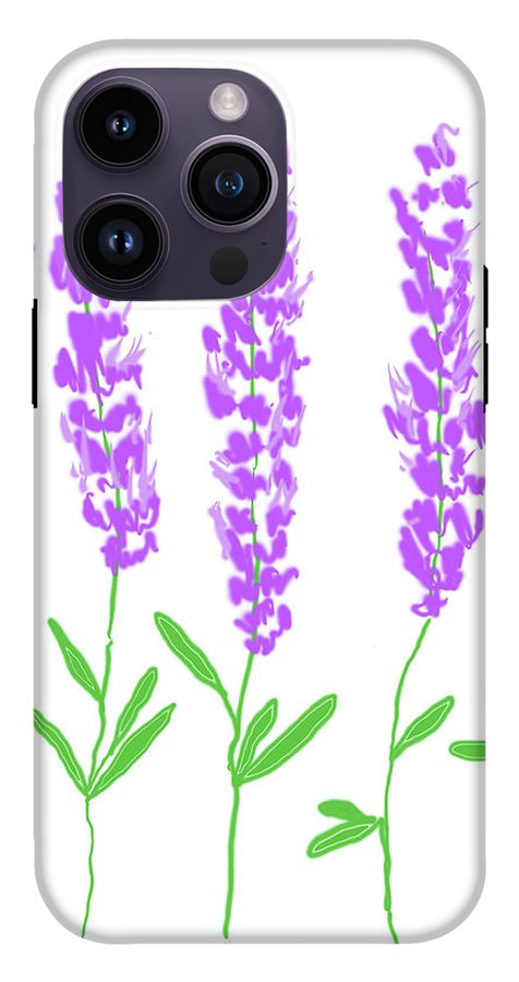 Lavender Flowers - Phone Case