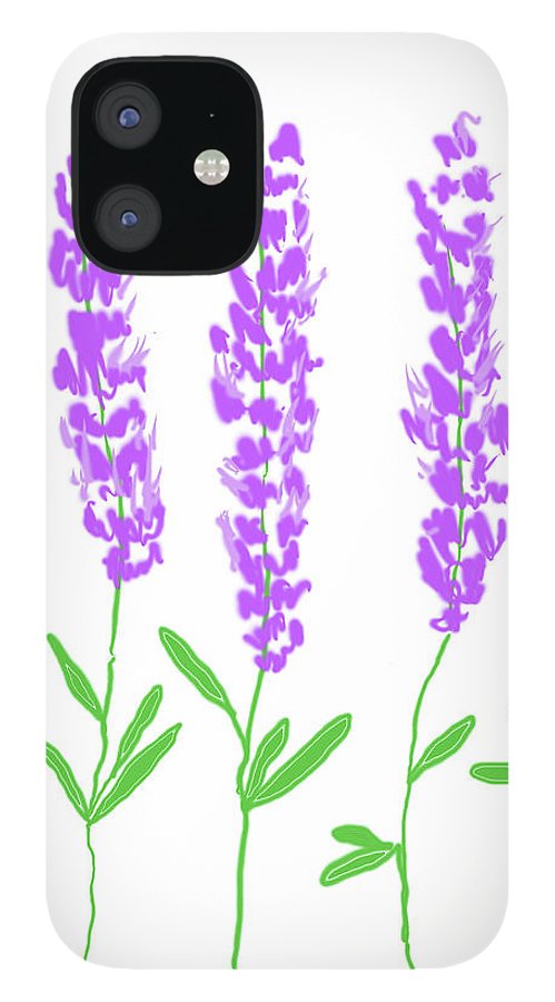 Lavender Flowers - Phone Case