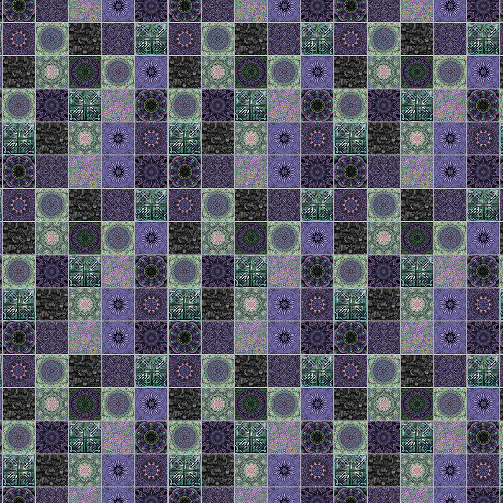 Lavender Crazy Quilt Pattern Digital Image Download