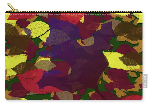 Leaf Brush Collage - Carry-All Pouch