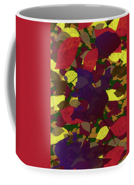 Leaf Brush Collage - Mug