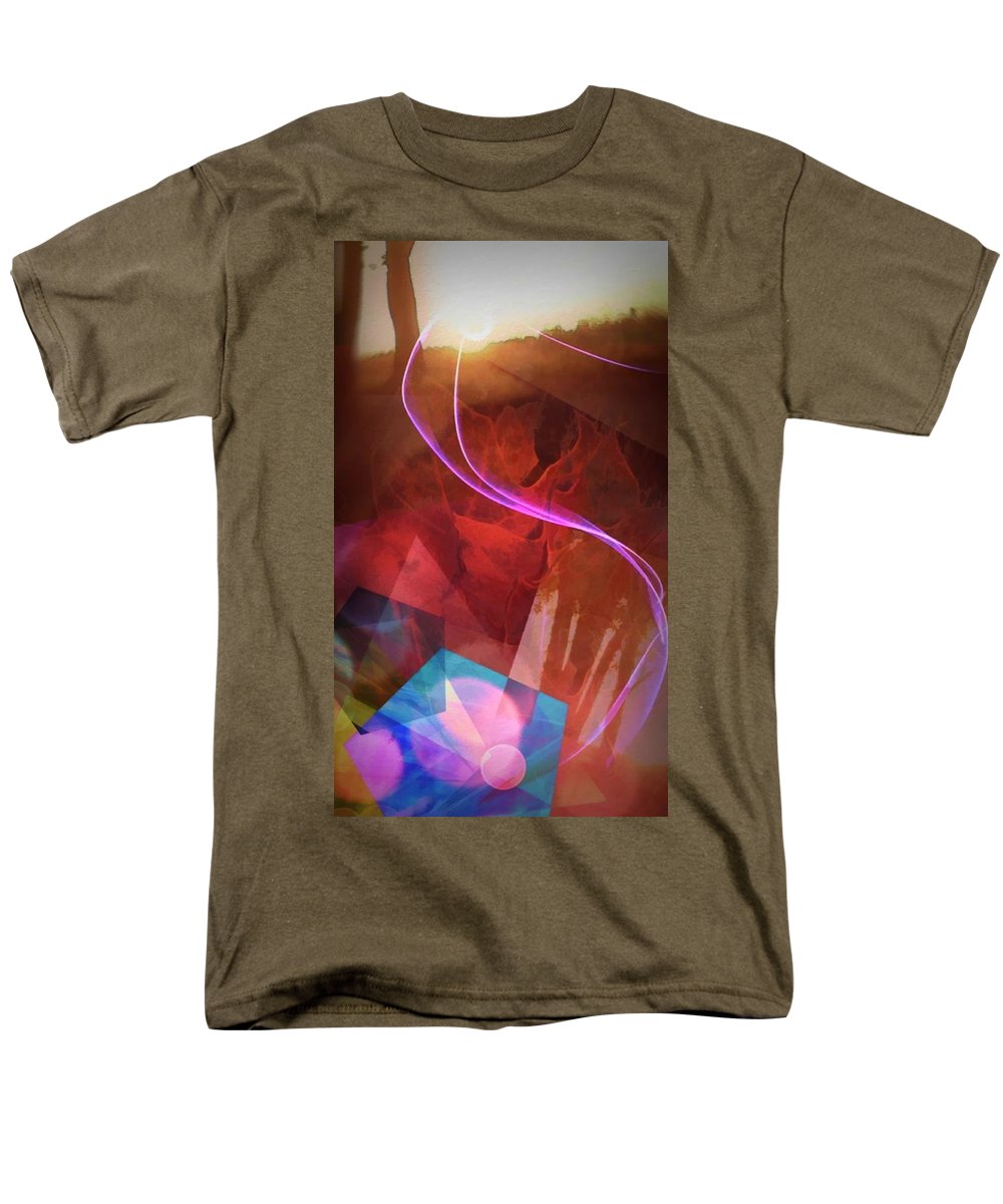 Leaf In A Sunlight Stream - Men's T-Shirt (Regular Fit)