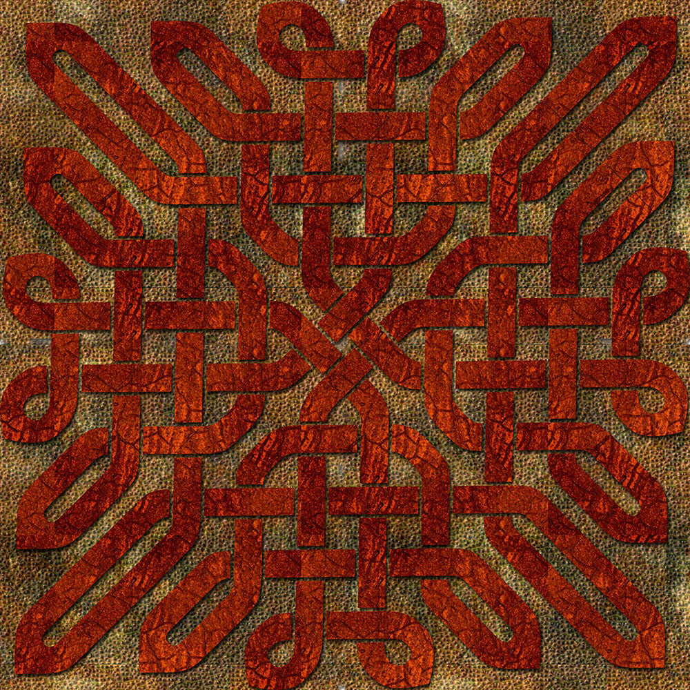 Leather Celtic Knot Digital Image Download