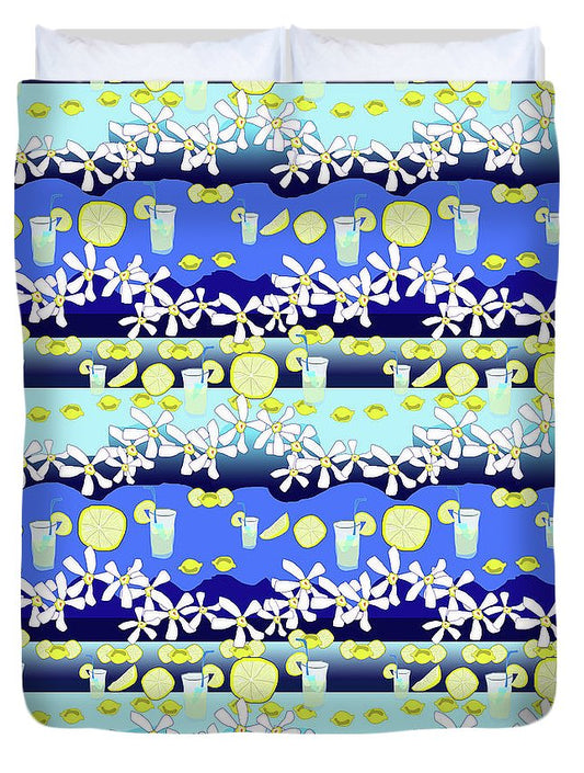 Lemonade Pattern - Duvet Cover