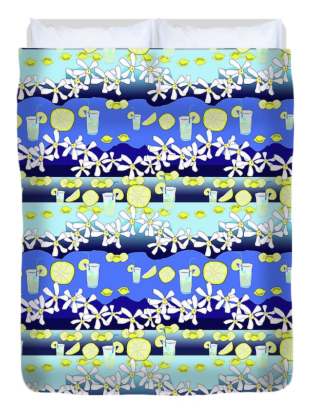 Lemonade Pattern - Duvet Cover