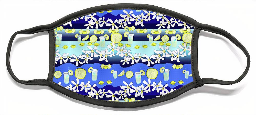Lemonade Pattern - Face Mask