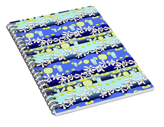 Lemonade Pattern - Spiral Notebook