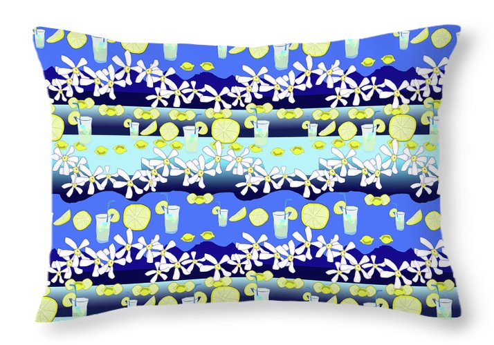 Lemonade Pattern - Throw Pillow