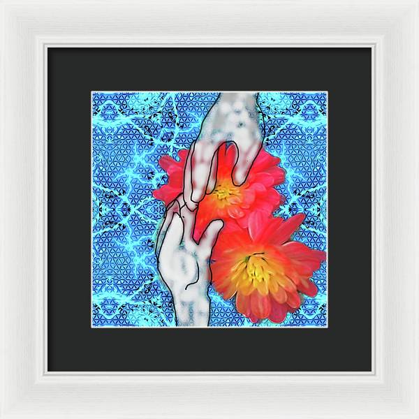 Let Go Just Enough For Fate - Framed Print