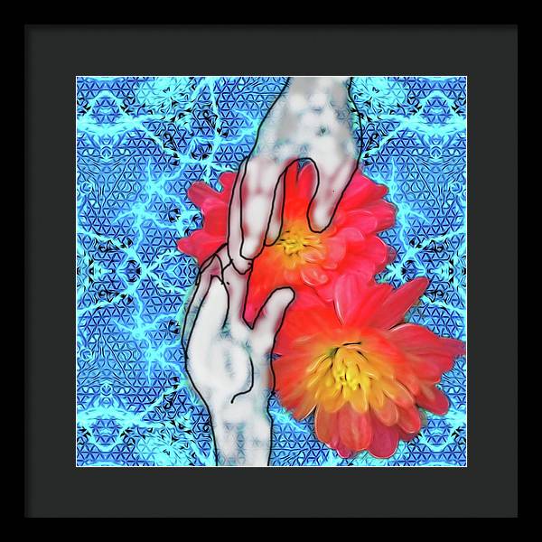 Let Go Just Enough For Fate - Framed Print
