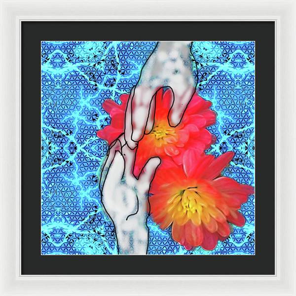 Let Go Just Enough For Fate - Framed Print