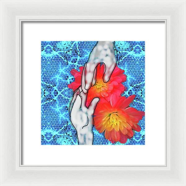 Let Go Just Enough For Fate - Framed Print