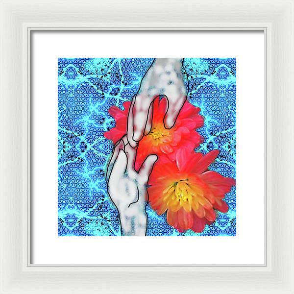 Let Go Just Enough For Fate - Framed Print