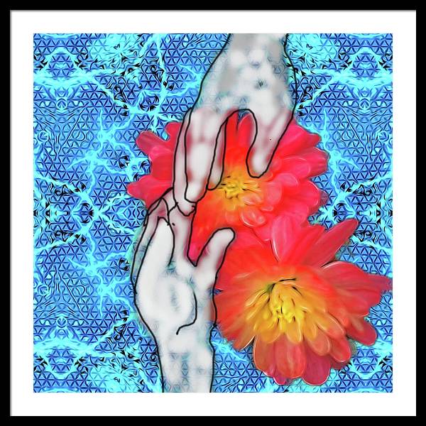 Let Go Just Enough For Fate - Framed Print