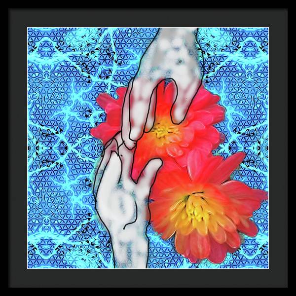 Let Go Just Enough For Fate - Framed Print