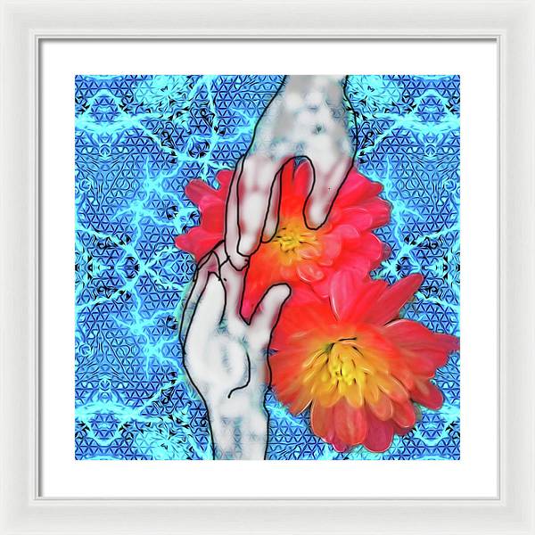 Let Go Just Enough For Fate - Framed Print