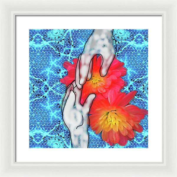Let Go Just Enough For Fate - Framed Print
