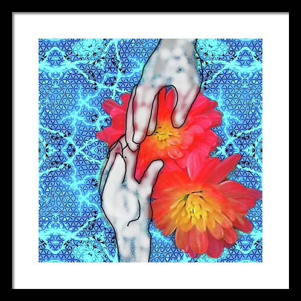 Let Go Just Enough For Fate - Framed Print