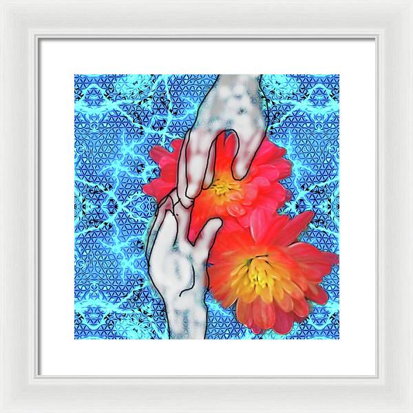 Let Go Just Enough For Fate - Framed Print