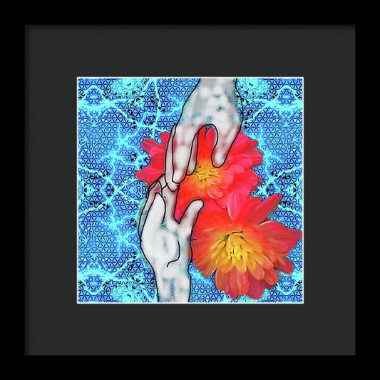 Let Go Just Enough For Fate - Framed Print