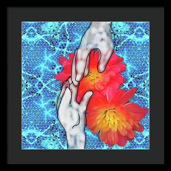 Let Go Just Enough For Fate - Framed Print
