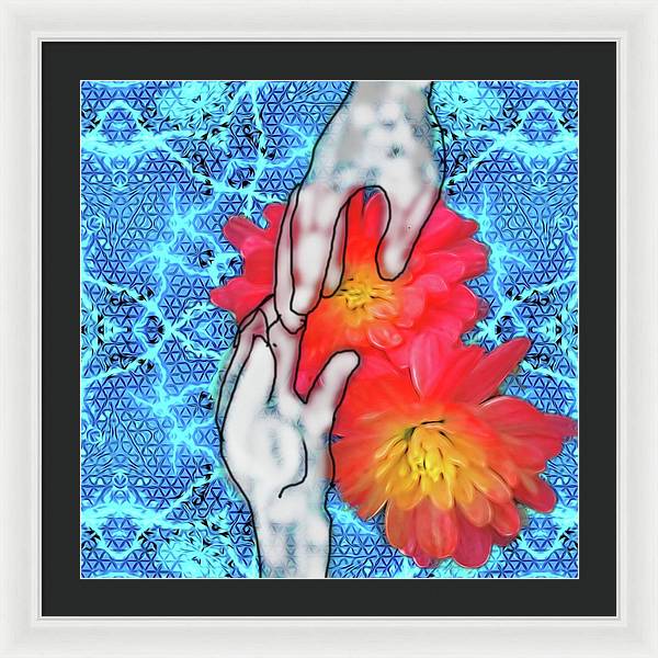 Let Go Just Enough For Fate - Framed Print