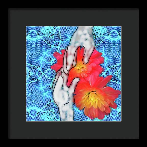 Let Go Just Enough For Fate - Framed Print