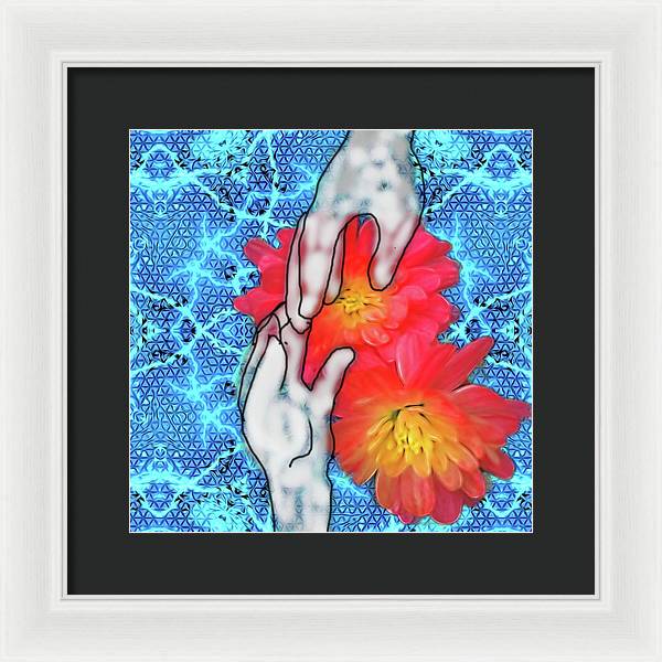 Let Go Just Enough For Fate - Framed Print