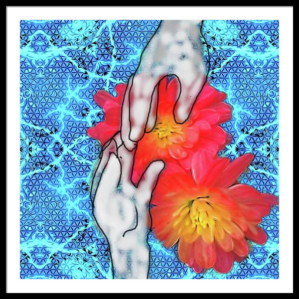 Let Go Just Enough For Fate - Framed Print