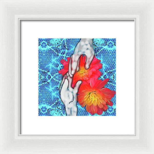 Let Go Just Enough For Fate - Framed Print